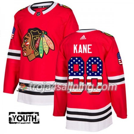 Chicago Blackhawks tröja Patrick Kane 88 Röd USA Flag Fashion 2017-2018 Adidas Authentic - NHL Tröjor Barn Chicago Blackhawks tröja Patrick Kane 88 Röd USA Flag Fashion 2017-2018 Adidas Authentic - NHL Tröjor Barn